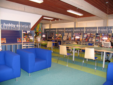 Bibliotheek Inrichting | Bibliotheek Decoratie | Bibliotheek Belettering | Bibliotheek Bewegwijzering